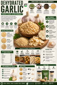 Dehydrated Garlic Export from India | Flouers Agri