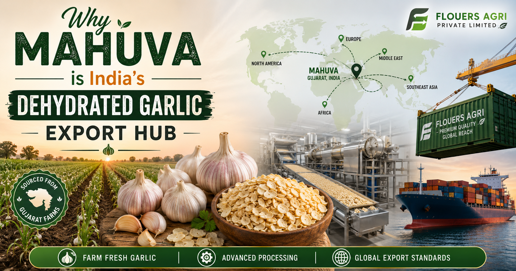 Dehydrated Onion Exporter from Mahuva Gujarat